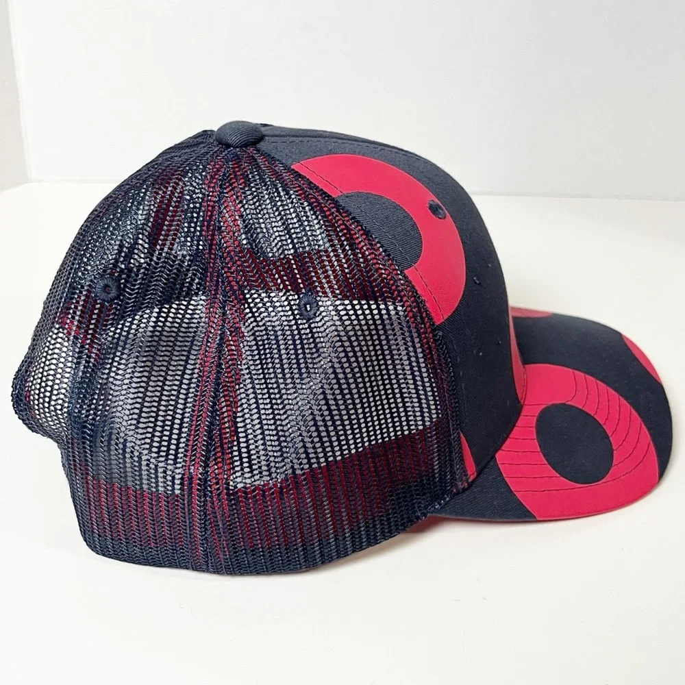 The Classic Phish Red and Blue Trucker’s Cap with Adjustable Snaps - Picture 3 of 9